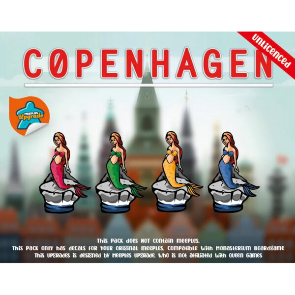 copenhagen-1.jpg Copenhagen stickers applied to wooden player meeples