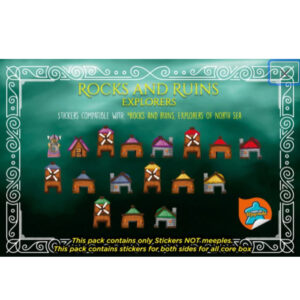 Premium decal collection for viking board game