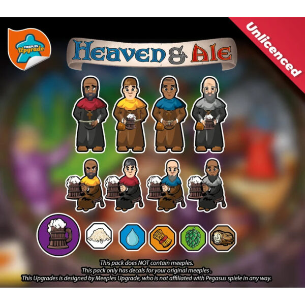 Heaven and Ale upgrade kit stickers