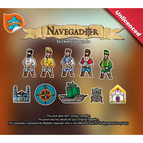 Navegador upgrade kit stickers