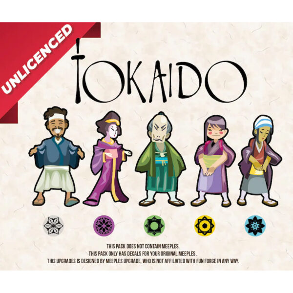 tokaido-1.jpg Tokaido board game custom stickers applied to wooden meeples