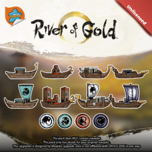 River of Gold sticker kit decals for board game meeples