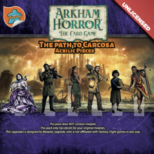 Arkham Horror Carcosa tokens acrylic investigator standees